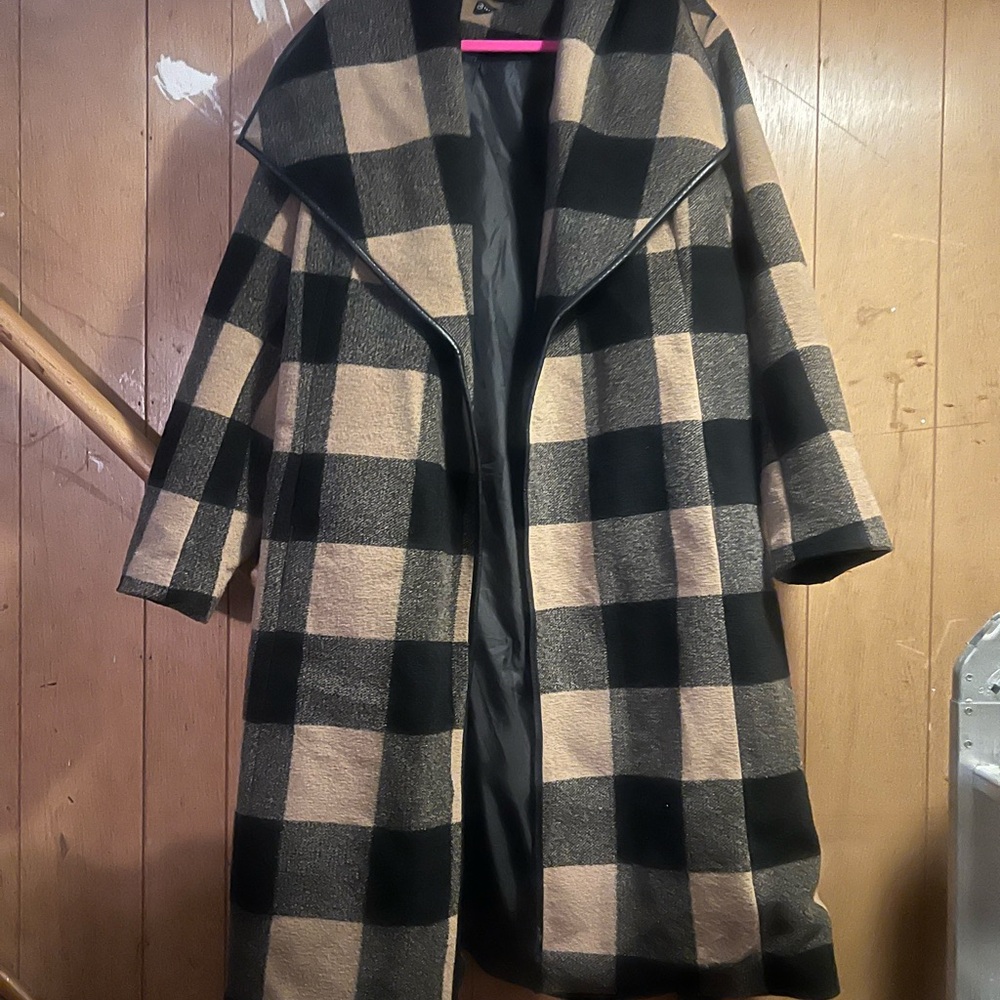 Women’s plus size wool pea coat